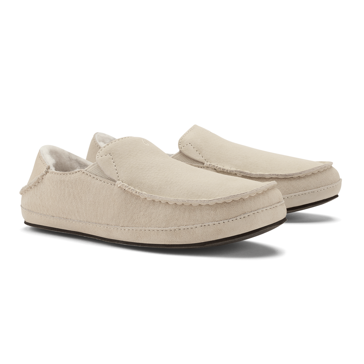 OluKai Hot Sale | Nohea Women's Leather Slippers - Bone