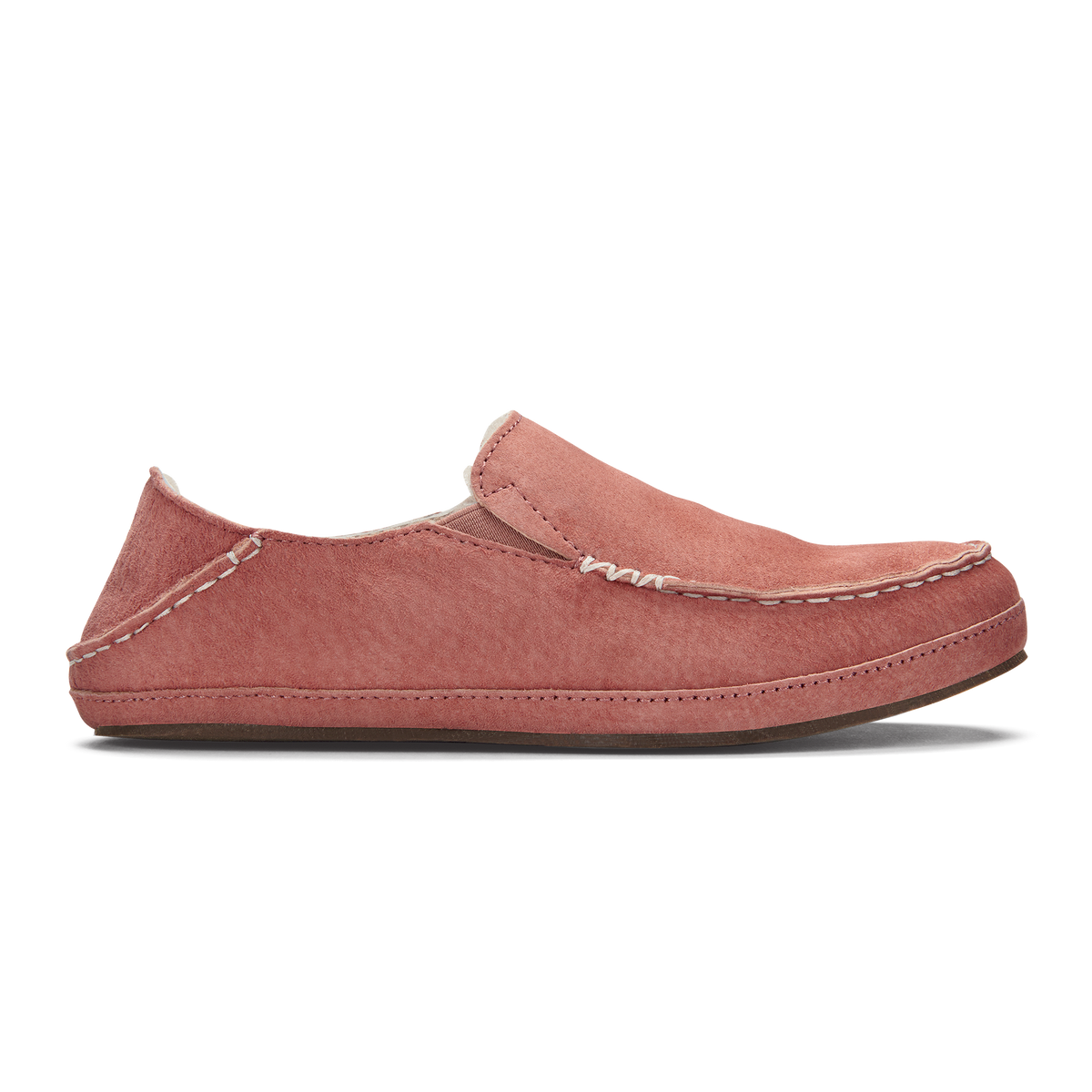 OluKai Trusted | Nohea Women's Leather Slippers - Cedarwood