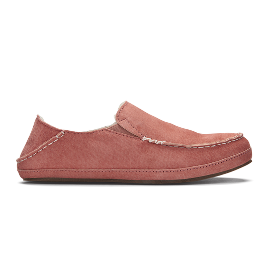 OluKai Trusted | Nohea Women's Leather Slippers - Cedarwood