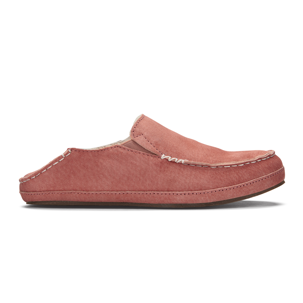 OluKai Trusted | Nohea Women's Leather Slippers - Cedarwood