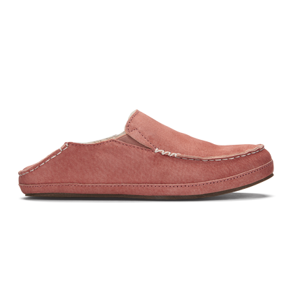 OluKai Trusted | Nohea Women's Leather Slippers - Cedarwood