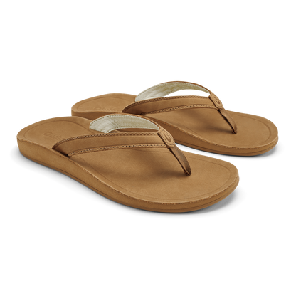 OluKai New | Southshore Women’s Waterproof Leather Sandals - Toffee