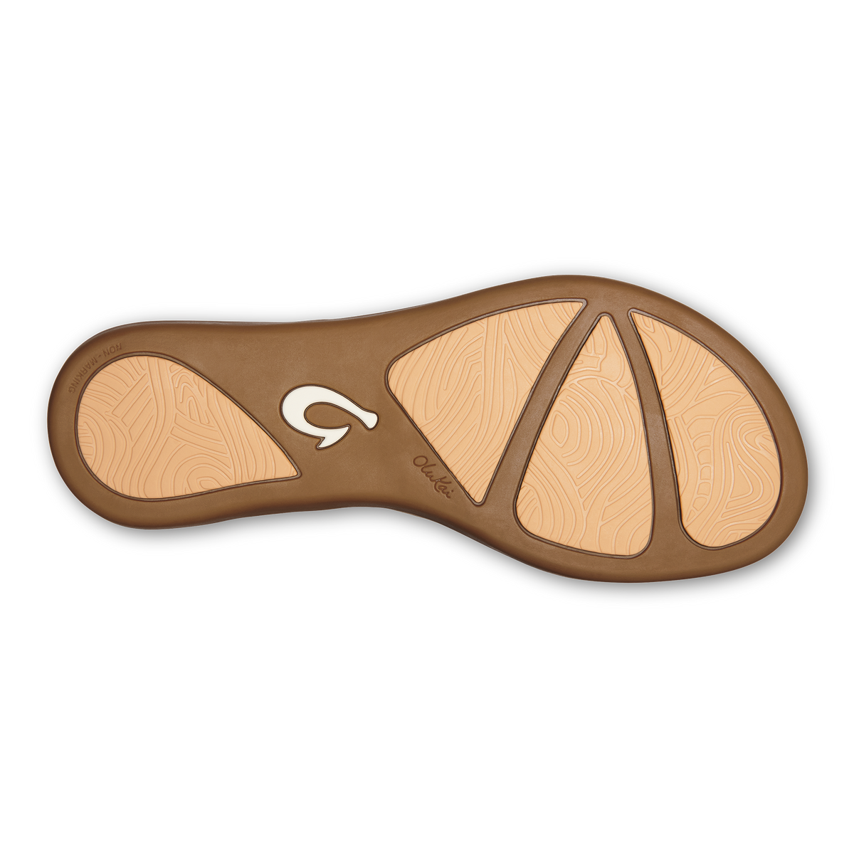 OluKai Customer Favorite | Honu Women’s Leather Sandals - Bright White / Golden Sand
