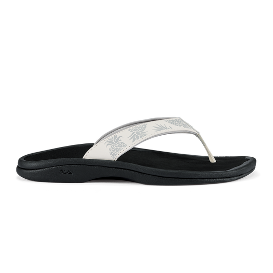 OluKai Quality | ‘Ohana Women's Beach Sandals - Bright White / Hua