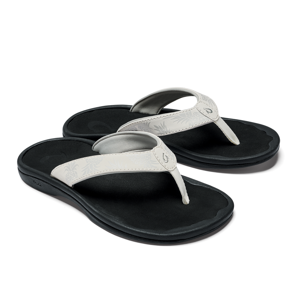 OluKai Quality | ‘Ohana Women's Beach Sandals - Bright White / Hua