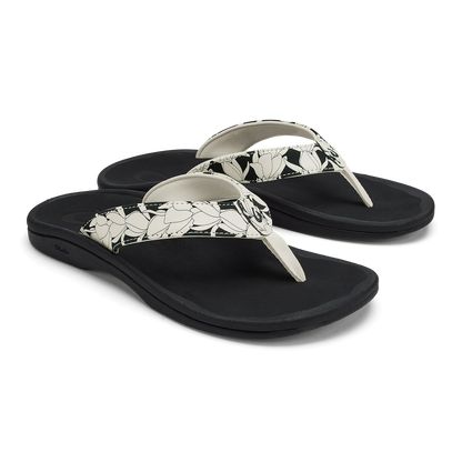OluKai Popular | ‘Ohana Women's Best Selling Beach Sandals - Lava Rock / Pa‘i