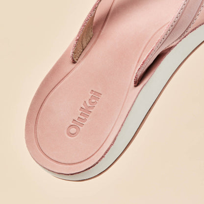 OluKai Trusted | Southshore Women’s Waterproof Leather Sandals - Soft Pink