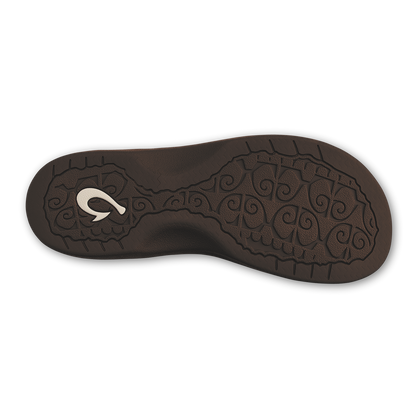 OluKai Popular | ‘Ohana Women's Beach Sandals - Almond / Dark Java