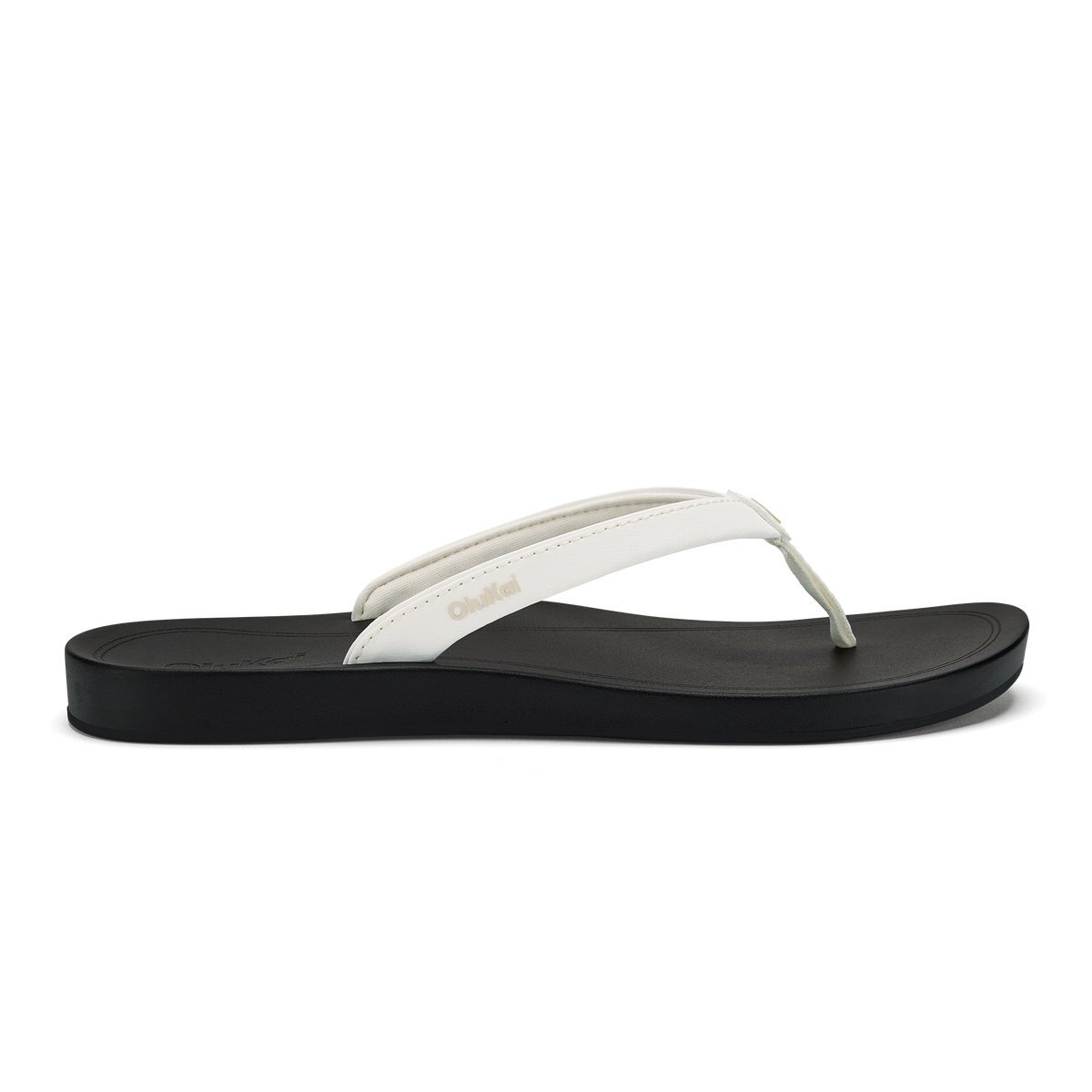 OluKai Hot Sale | ‘Uiki Women’s Everyday Beach Sandals - Bright White / Lava Rock