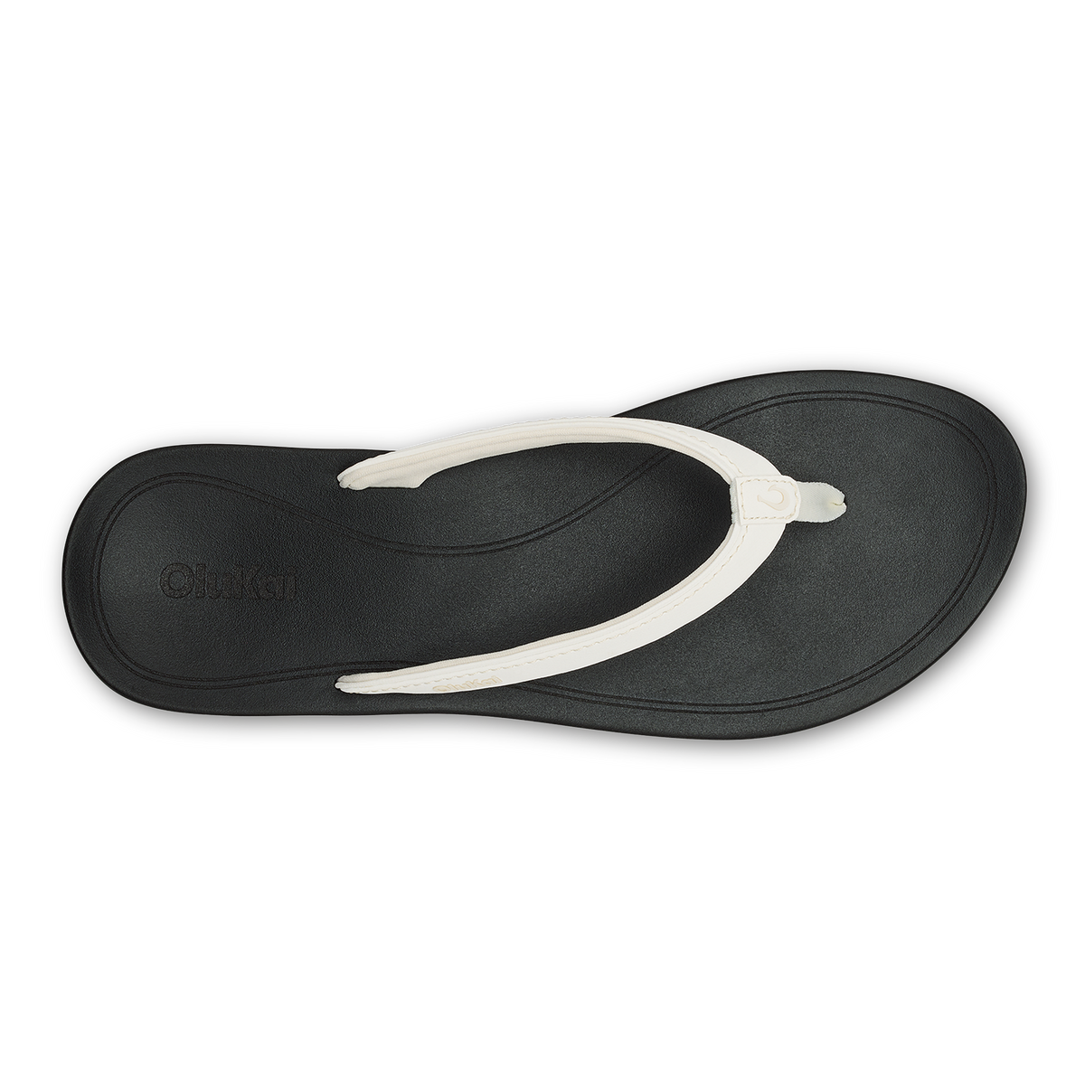 OluKai Hot Sale | ‘Uiki Women’s Everyday Beach Sandals - Bright White / Lava Rock