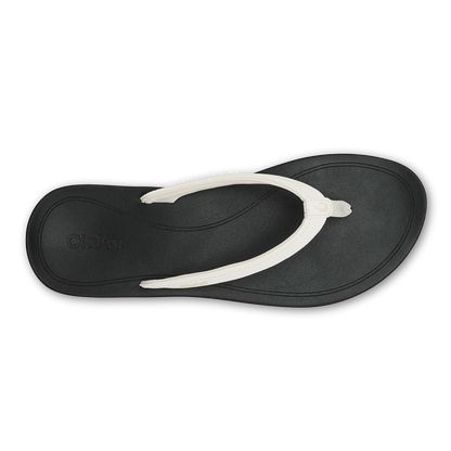 OluKai Hot Sale | ‘Uiki Women’s Everyday Beach Sandals - Bright White / Lava Rock