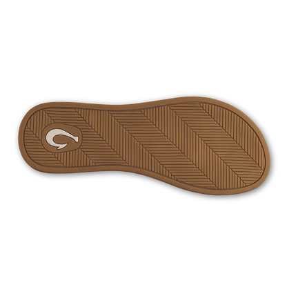 OluKai Signature | ‘Uiki Women’s Everyday Beach Sandals - White Sand / Almond