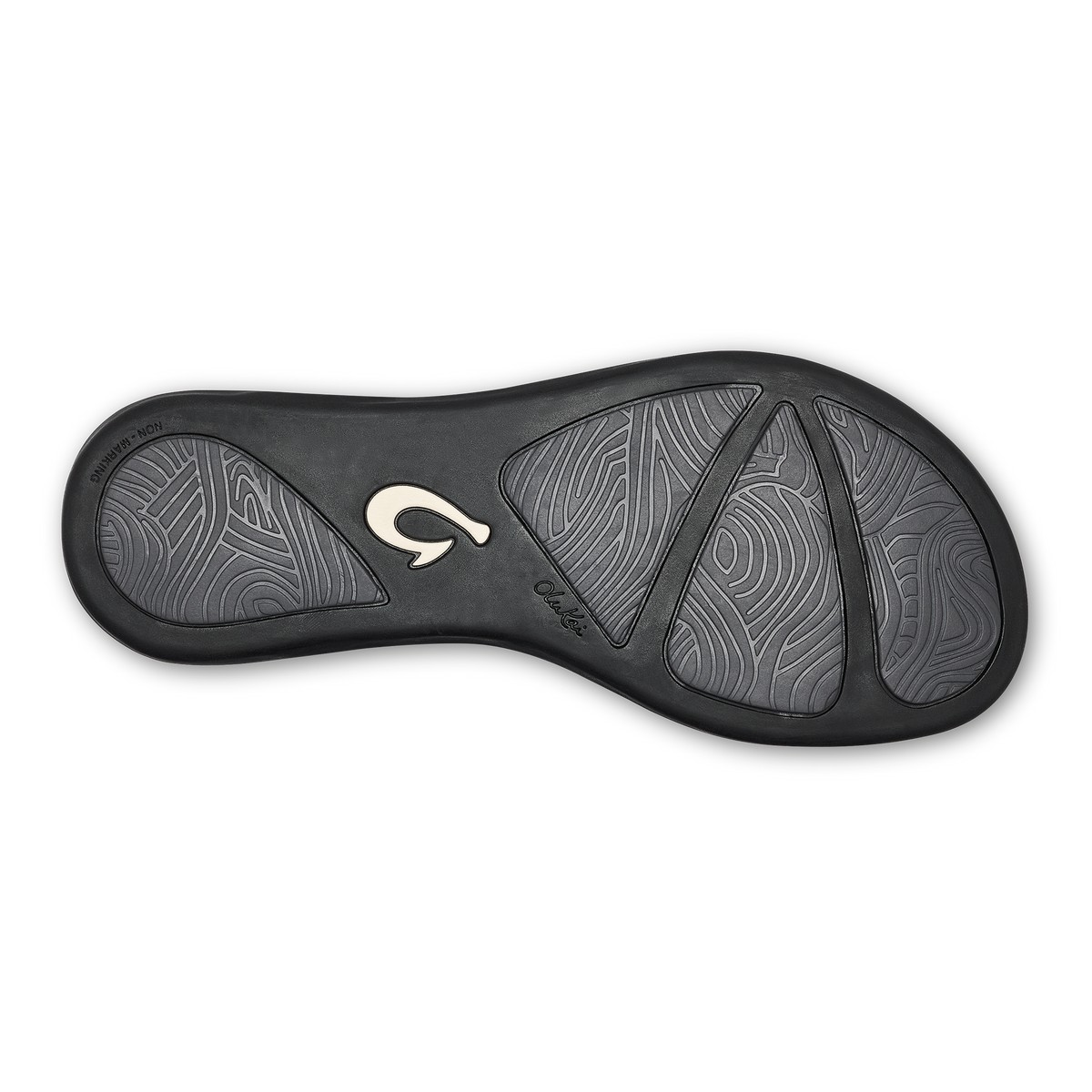 OluKai Best Price | Honu Women’s Leather Beach Sandals - Black