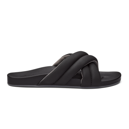 OluKai Popular | Hila Women’s Beach Slide Sandals - Black