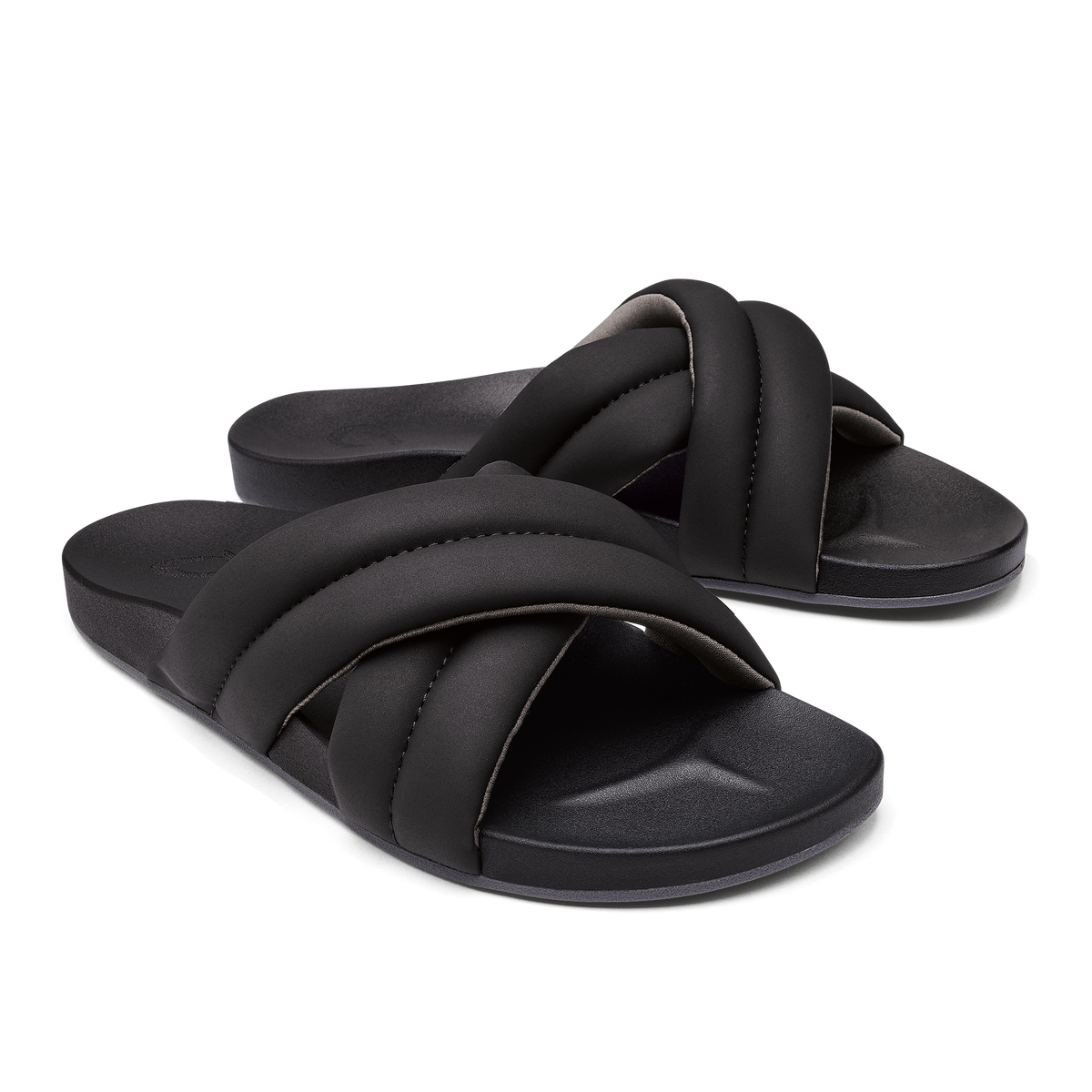 OluKai Popular | Hila Women’s Beach Slide Sandals - Black