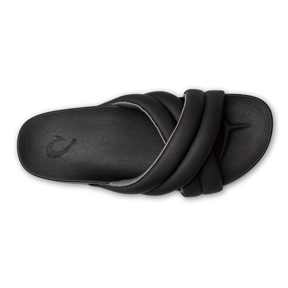 OluKai Popular | Hila Women’s Beach Slide Sandals - Black