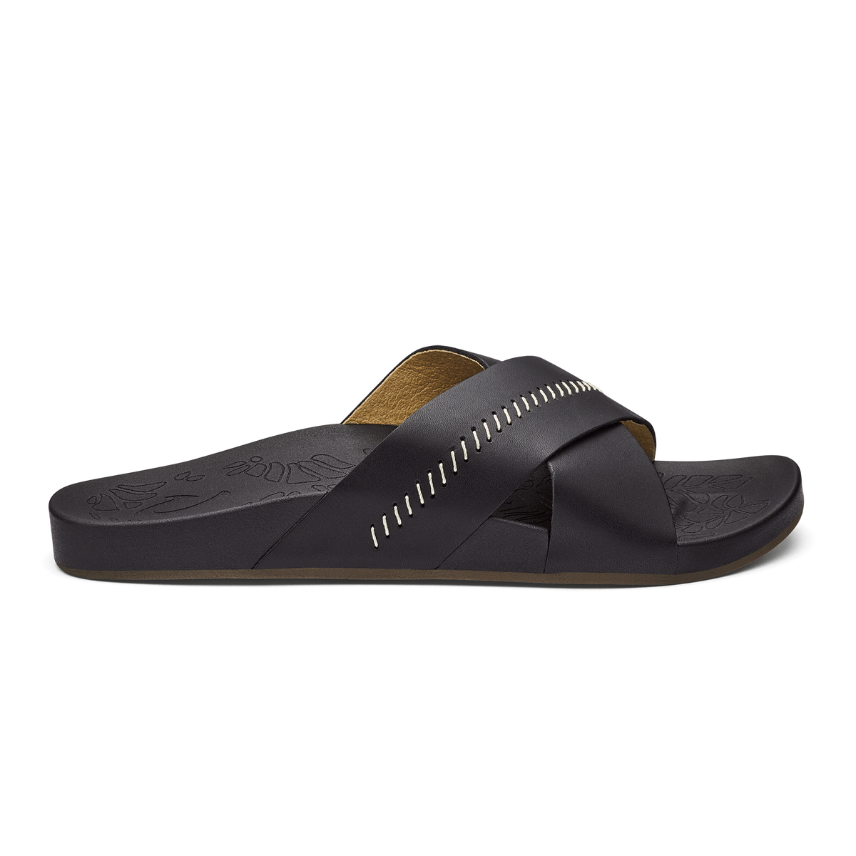 OluKai Latest | Kipe‘a ‘Olu Women‘s Slide Sandals - Black