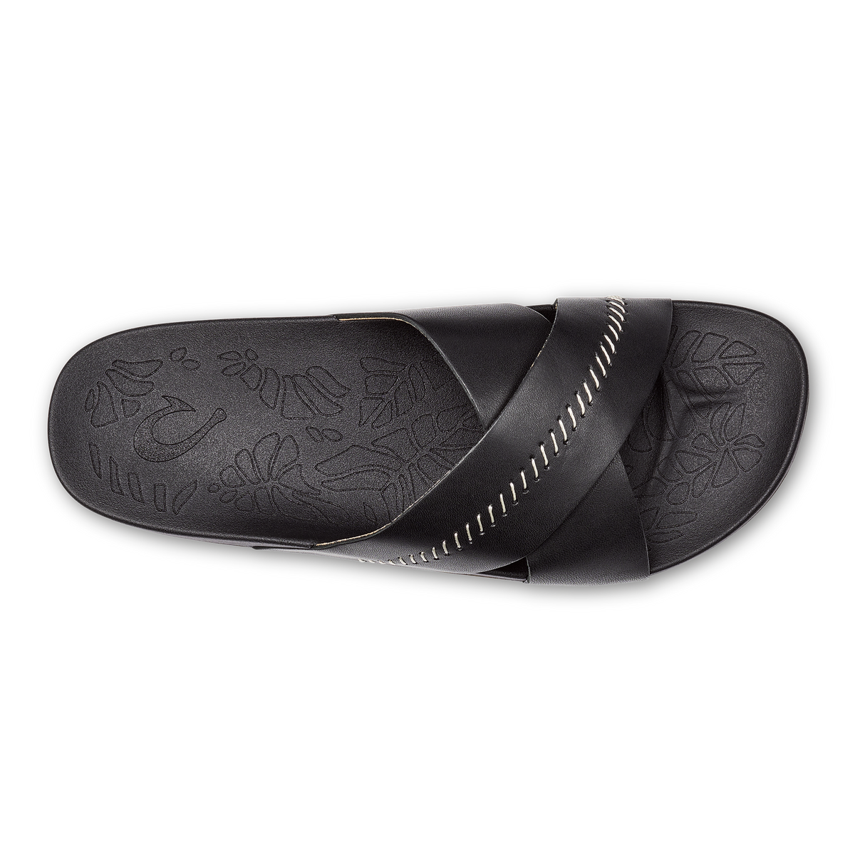 OluKai Latest | Kipe‘a ‘Olu Women‘s Slide Sandals - Black