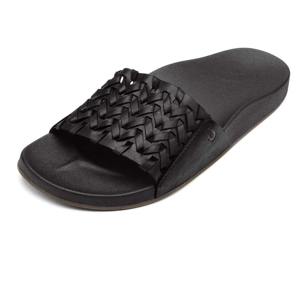 OluKai Special Offer | Kāmola Women’s Leather Slide Sandals - Black