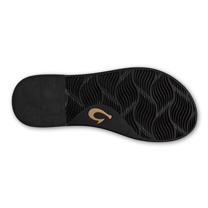 OluKai Latest | La‘i Slide Women’s Slide Beach Sandals - Black