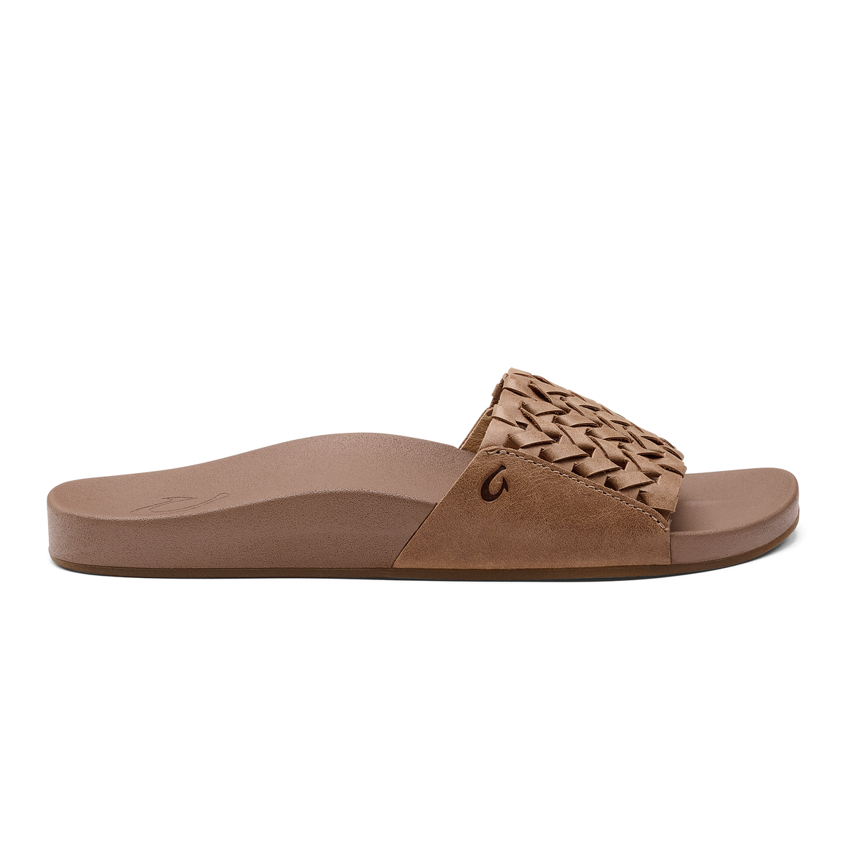 OluKai Best Seller | Kāmola Women’s Leather Slide Sandals - Tan