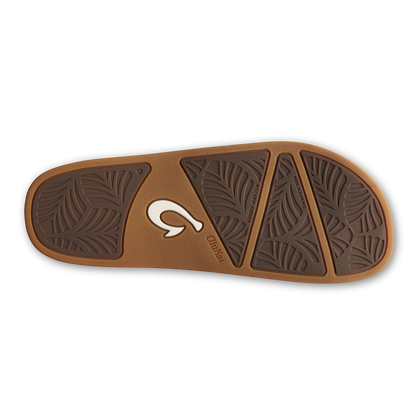 OluKai Best Seller | Kāmola Women’s Leather Slide Sandals - Tan