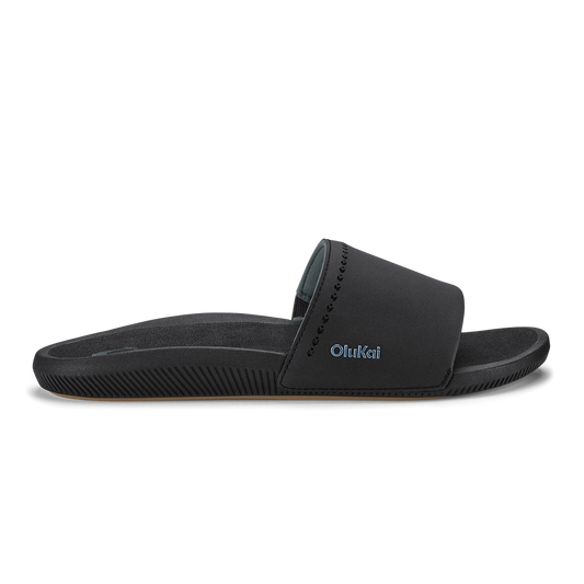 OluKai Sale | Ulele Slide - Black / Black