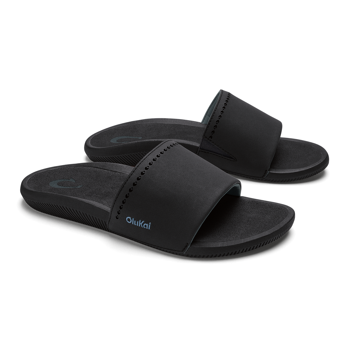 OluKai Sale | Ulele Slide - Black / Black