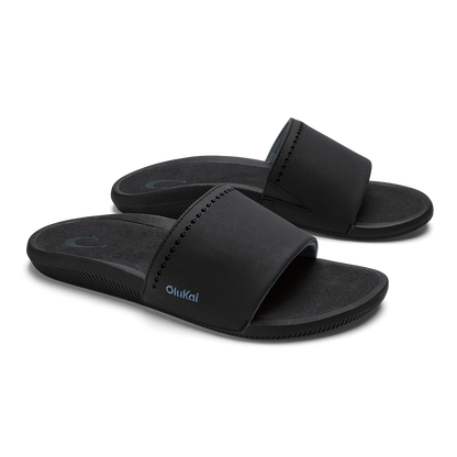OluKai Sale | Ulele Slide - Black / Black