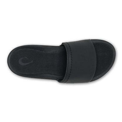 OluKai Sale | Ulele Slide - Black / Black