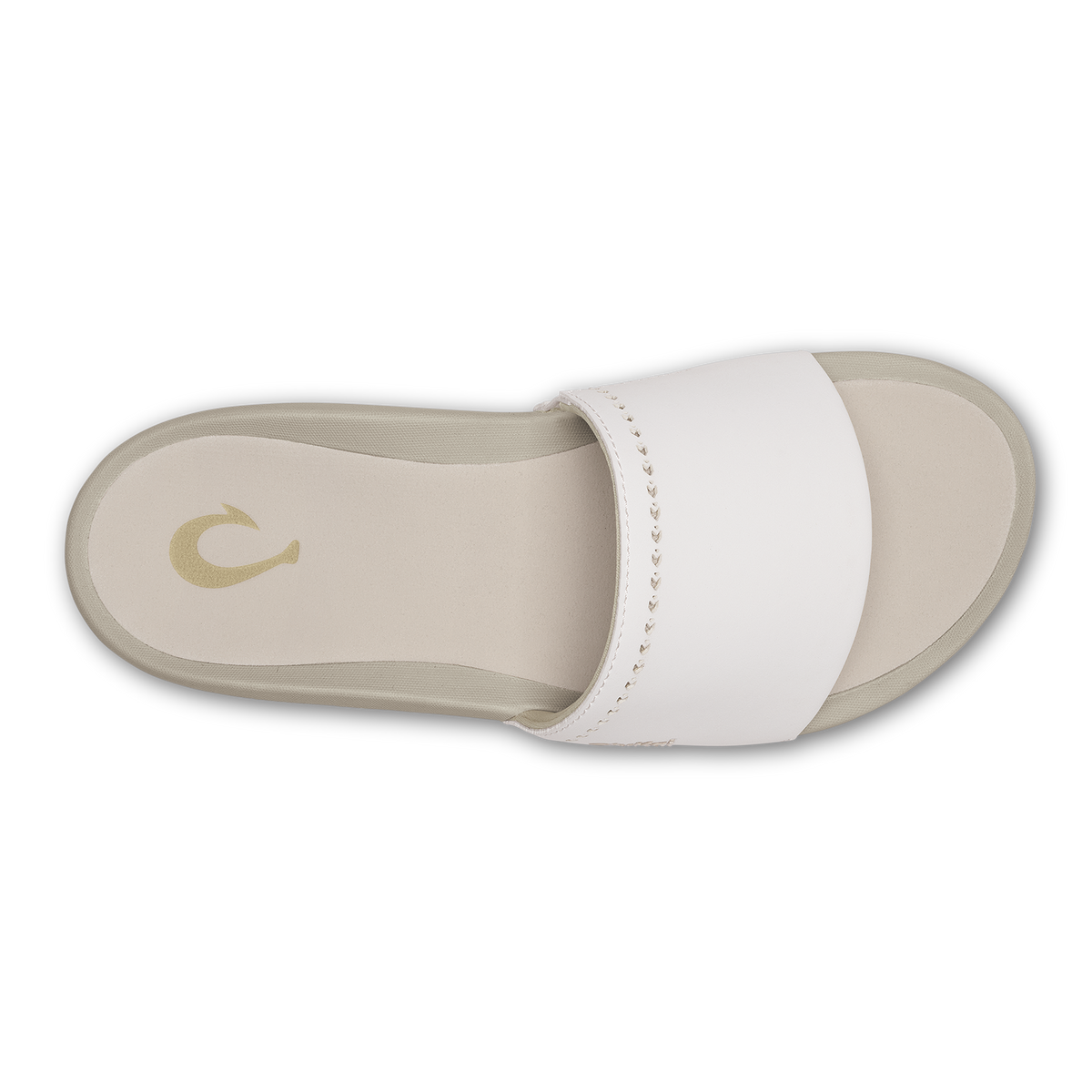 OluKai Great Value | Ulele Slide - Bright White / Tapa