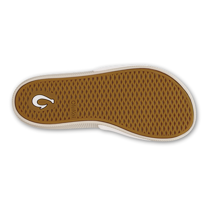 OluKai Great Value | Ulele Slide - Bright White / Tapa