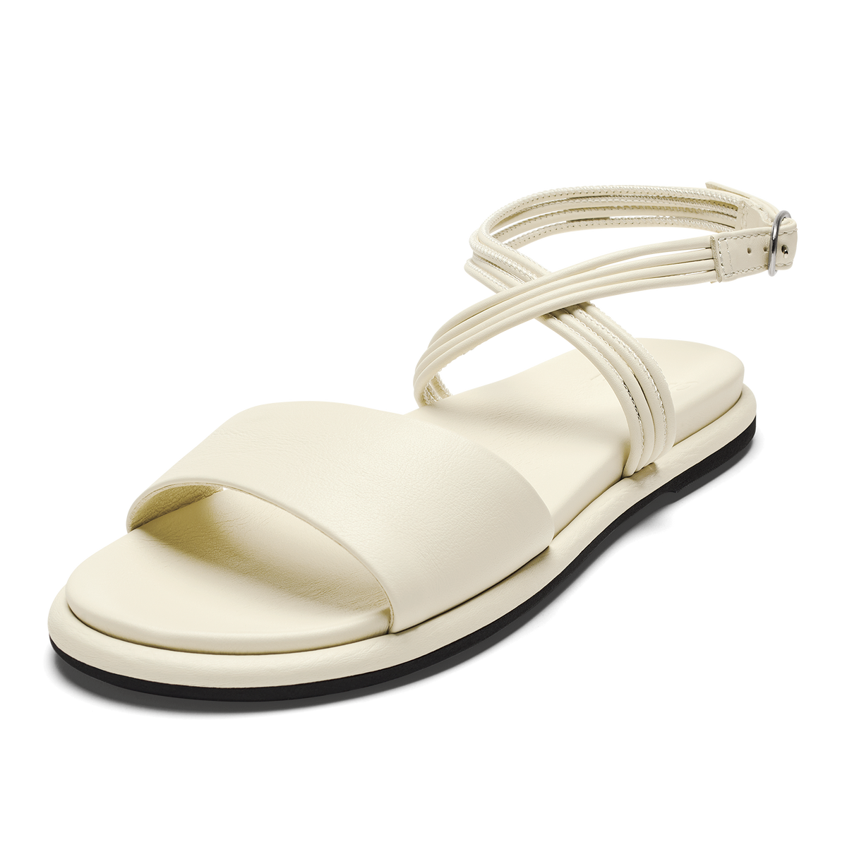 OluKai Top Pick | Tiare Wrap Women’s Leather Sandals - White Sand