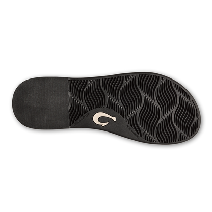 OluKai Top Pick | Tiare Wrap Women’s Leather Sandals - White Sand