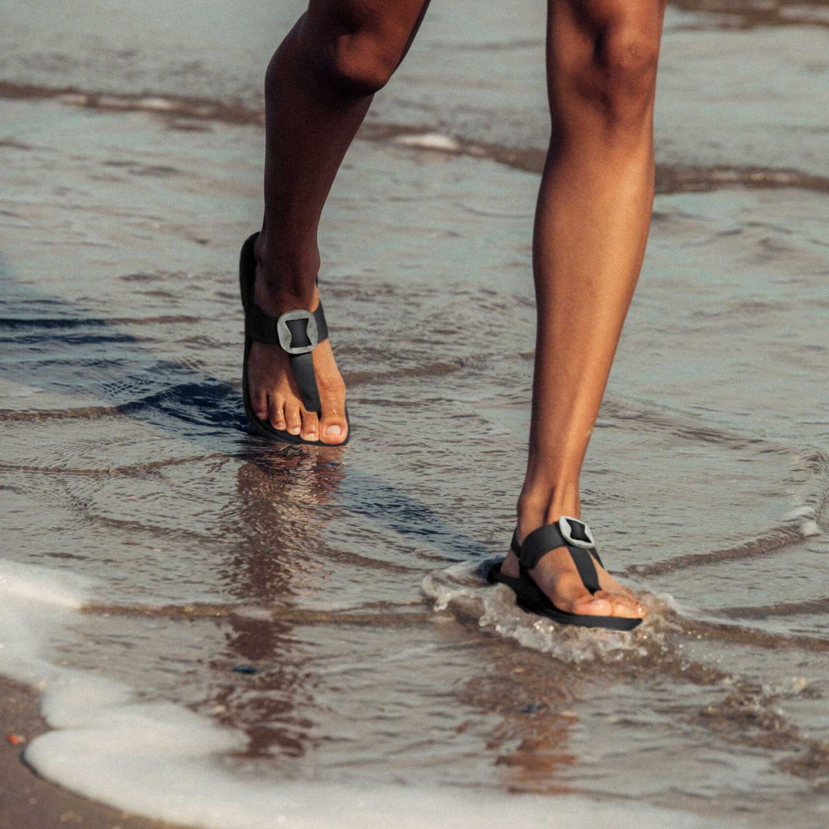 OluKai Hot Sale | La‘i T-Bar Women’s Strappy Sandals - Lava Rock