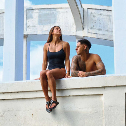 OluKai Hot Sale | La‘i T-Bar Women’s Strappy Sandals - Lava Rock