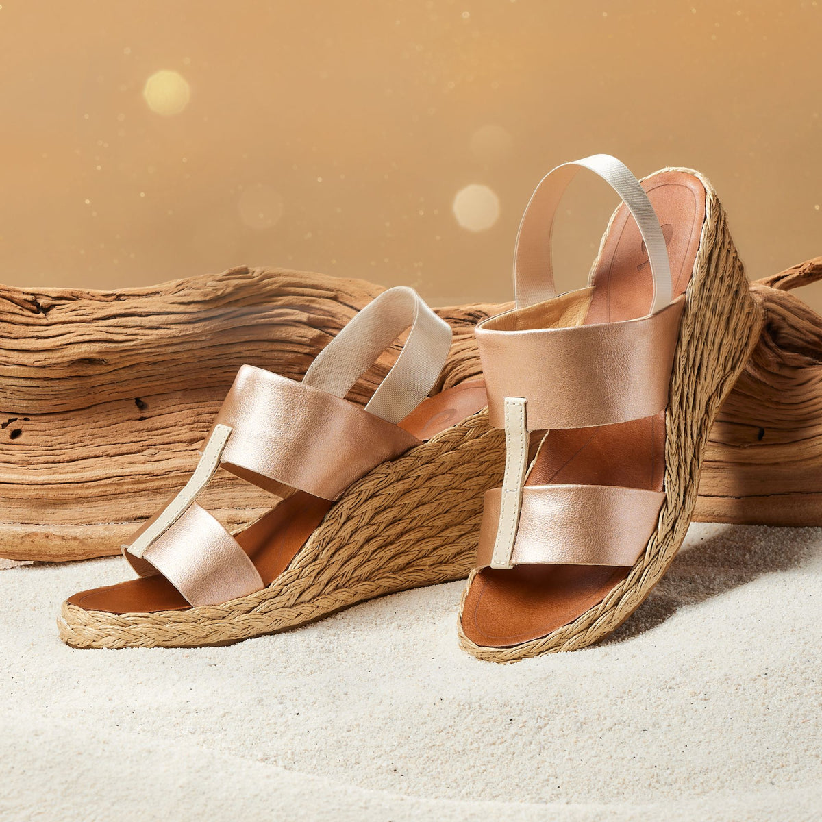 OluKai Essential | Lile Wedge - Copper / Tan