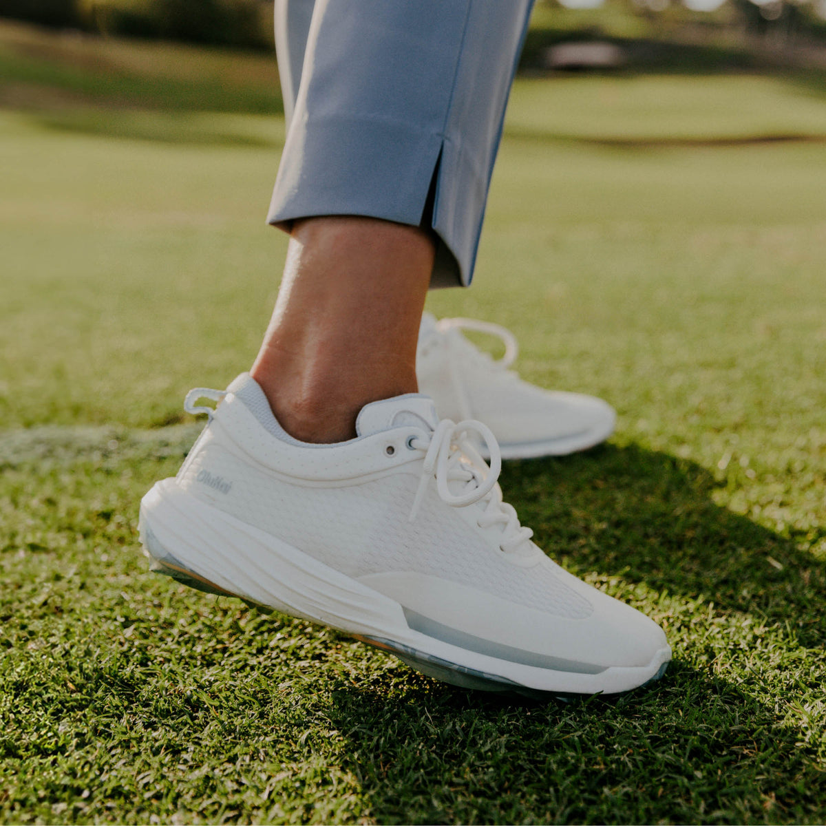 OluKai Deals | Mākena Women’s Waterproof Golf Shoes - Bright White