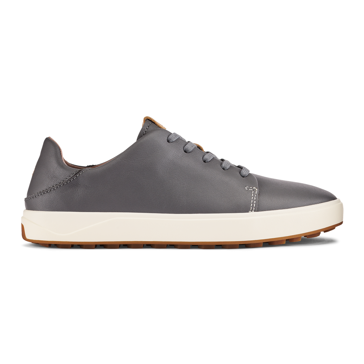 OluKai Trusted | Wailea Women’s Waterproof Leather Golf Shoes - Stone