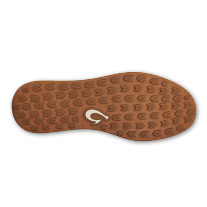 OluKai Trusted | Wailea Women’s Waterproof Leather Golf Shoes - Stone