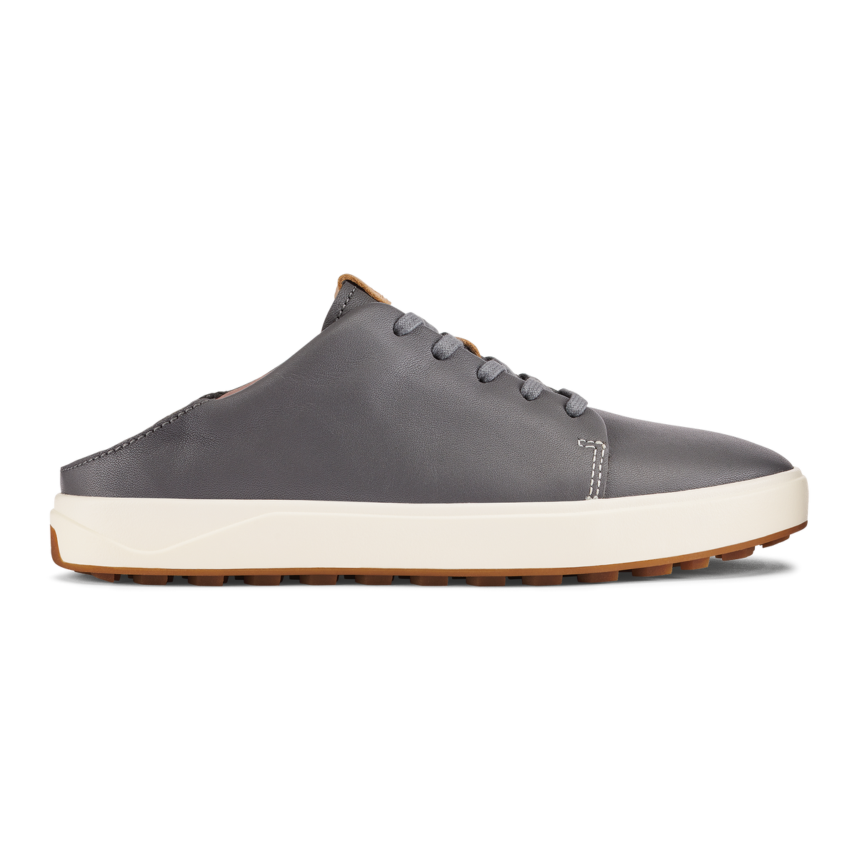 OluKai Trusted | Wailea Women’s Waterproof Leather Golf Shoes - Stone